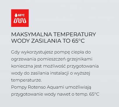 Pompa ciepła Rotenso Aquami Split 8 lub 10 kW z Montażem. Grzanie do -25°C,woda do 65°C