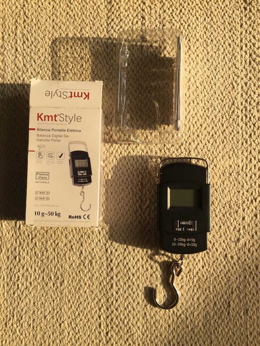 Balança electrónica para bagagem de viagem