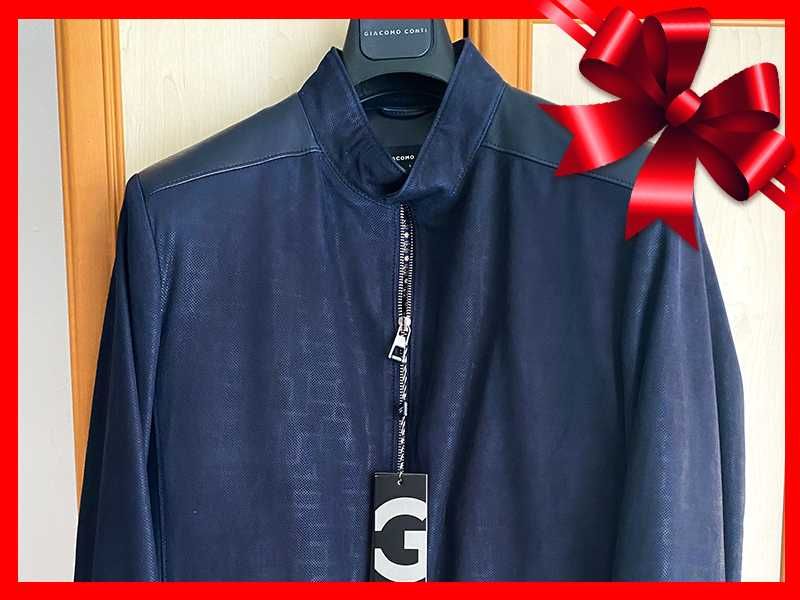 Nowa, skórzana kurtka męska Giacomo Conti