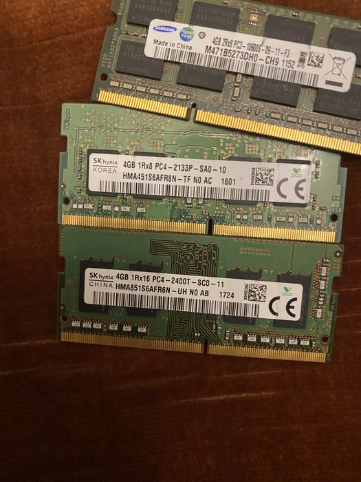 Memorias Ddr3 sodimm 4Gb