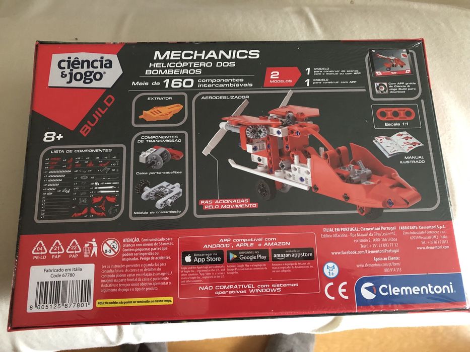 Laboratório de Mecânica - Helicóptero dos Bombeiros Clementoni