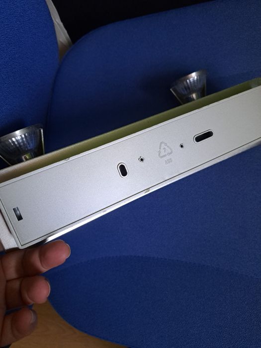 Kinkiet, lampa , srebrna