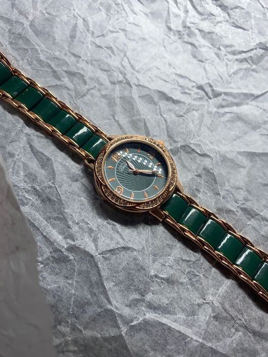 Zielony damski zegarek