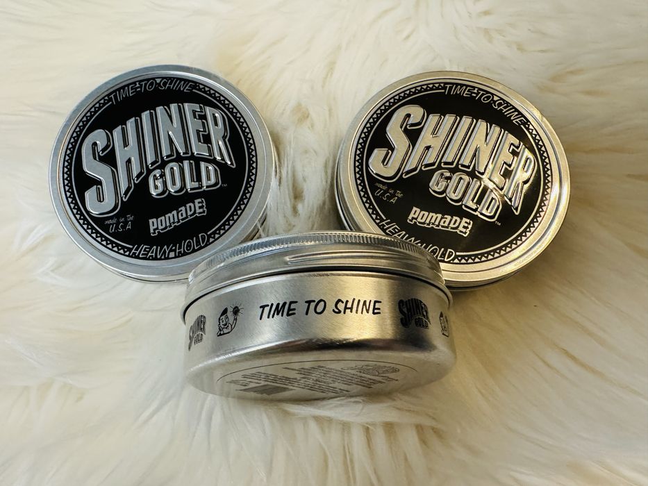 Помада для укладки волос Shiner Gold Heavy Hold Pomade 112мл
