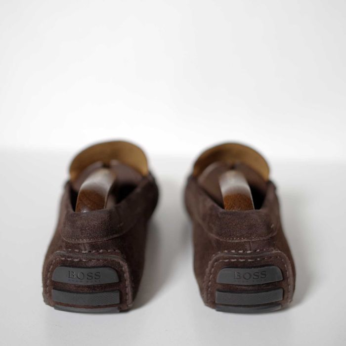 Мокасины Hugo Boss Driver Moccasin Made Italy 41 размер оригинал идеал