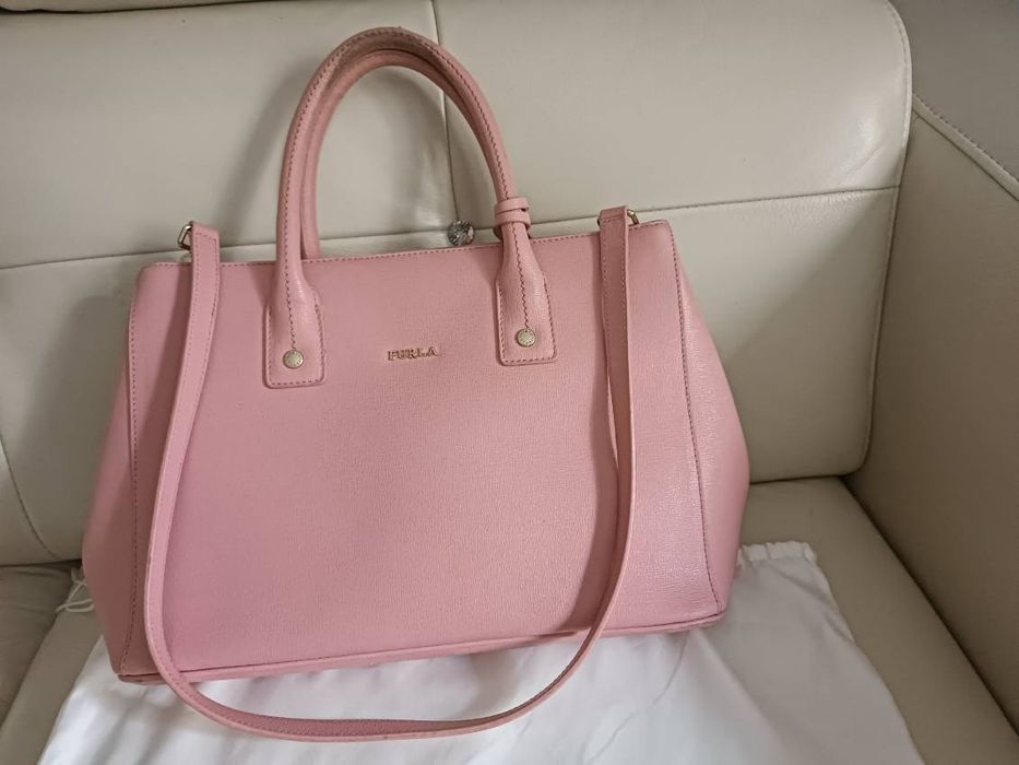 Torebka FURLA pudrowy róż