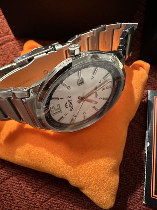 Bisset Swiss Made Sapphire Glass zegarek uhr watch