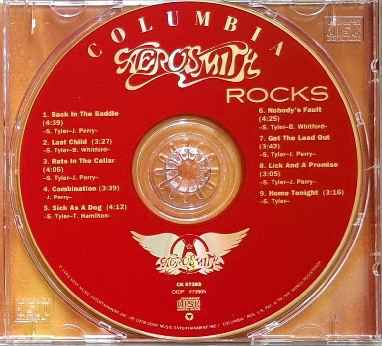 Płyta CD AEROSMITH - Rocks / 1993 USA