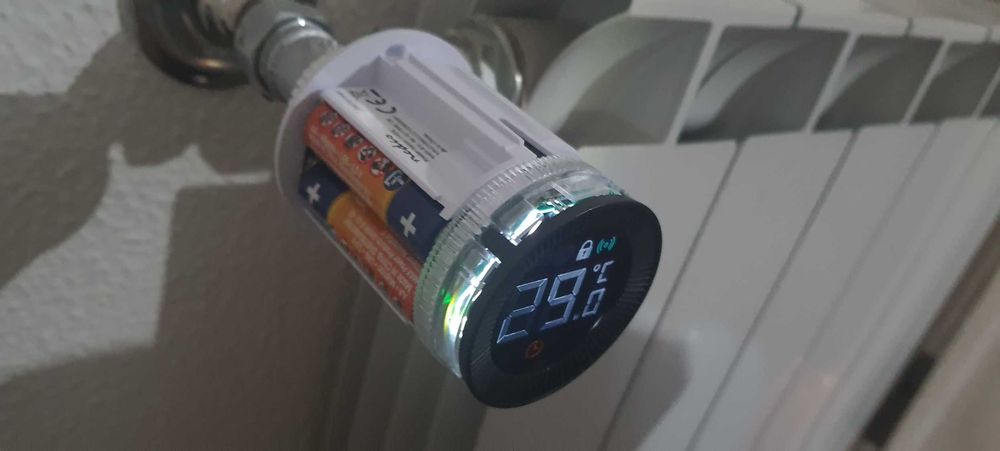 Válvula termostática TRV Zigbee