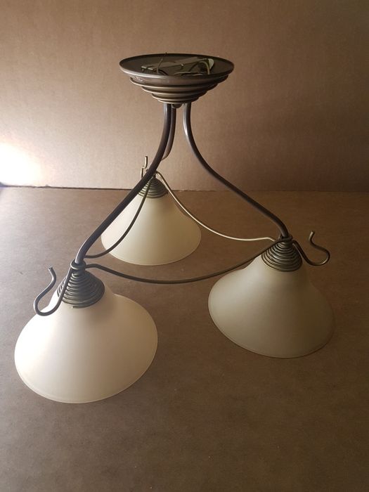 Zestaw 3 lamp - sufitowa, stojąca 150cm, mała nocna