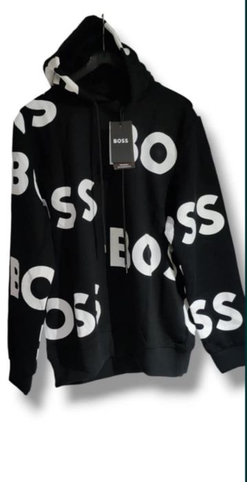 Męska bluza boss z kapturem