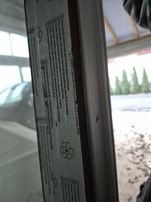 Drzwi okno balkonowe tarasowe PCV