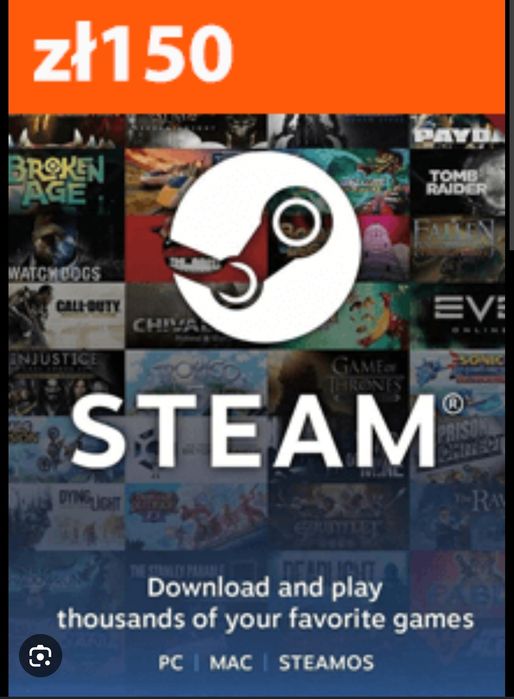 Steam Wallet 150 zl