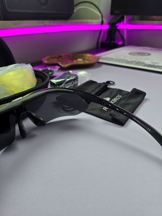 Nowe Okulary Zestaw Rockbros UV400 polaryzacja + soczewki / rowerowe