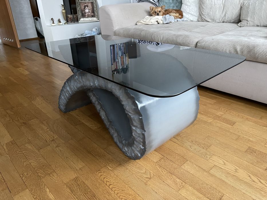 Stolik kawowy ALFĄ imitacja kamienia