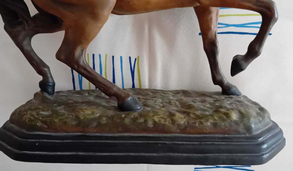 Caldas "Cerâmicas Belo" figura de cavalo lusitano