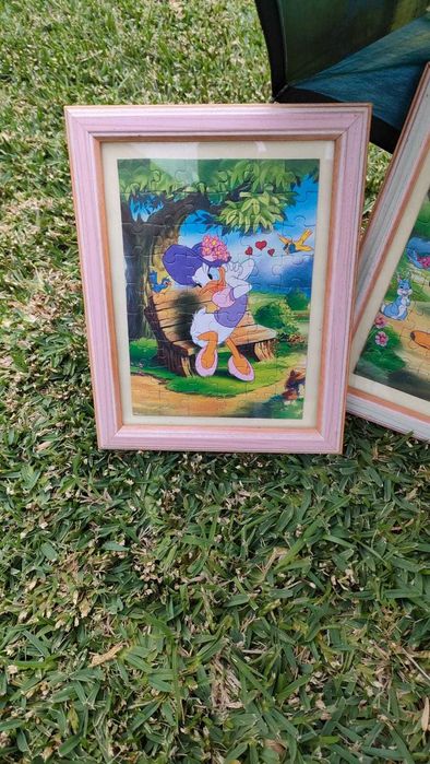 Kit DisneyLand Paris - Guarda-chuva + 4 quadros