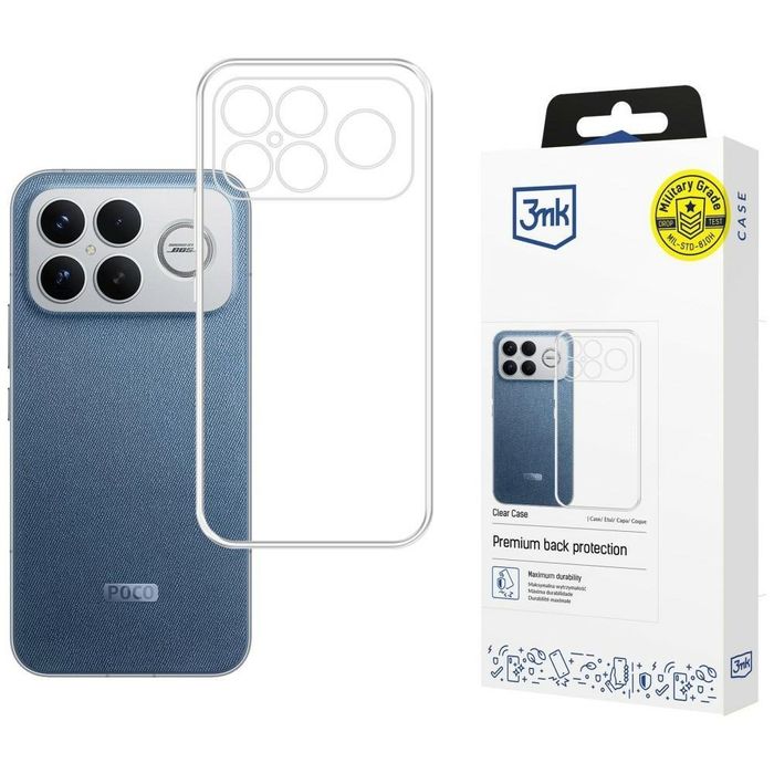 Etui 3MK Clear Case do Poco F8 Ultra
