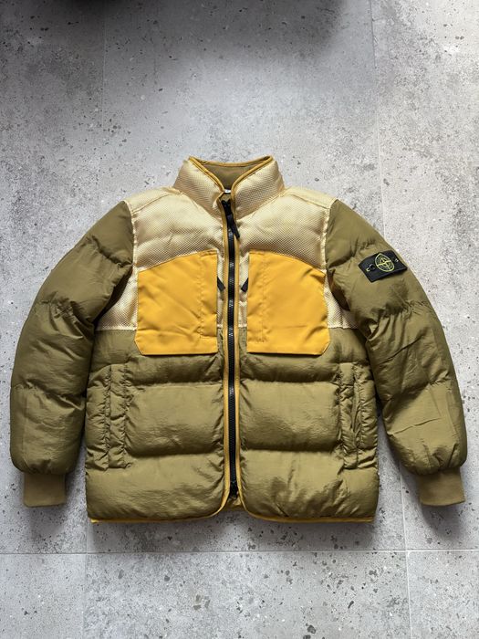 stone island куртка пуховик размер S М