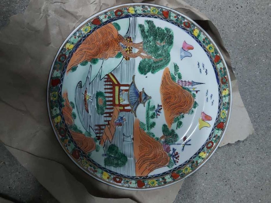 Conjunto de 3 Pratos Decorativos