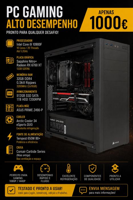 PC High-end I9 6700XT