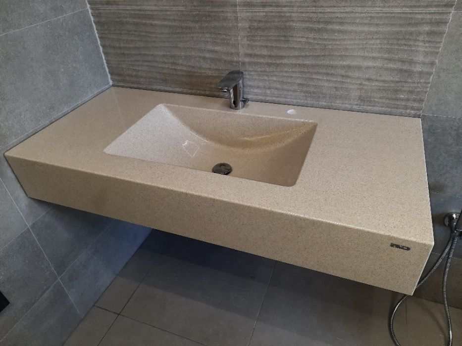 Умывальник со столешницей над стиральной машиной изготовление на заказ