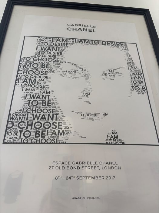 Plakat kolekcjonerski Chanel 2017