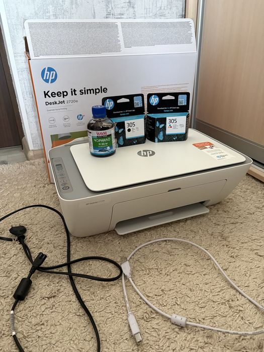 Принтер бфп hp deskjet 2720e aio (26k67b) б/у (як новий)