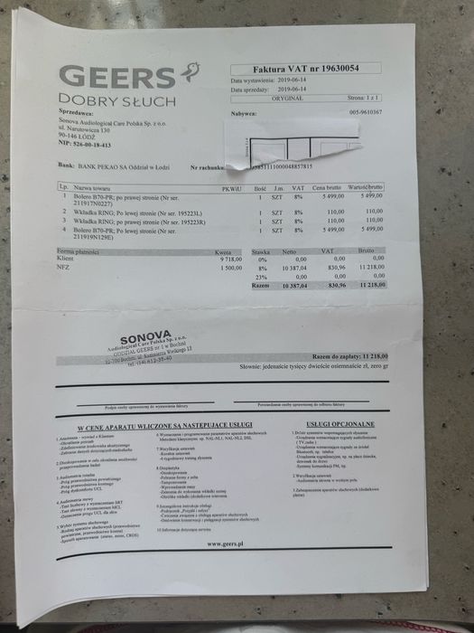 Aparat słuchowy Phonak Bolero B70-PR