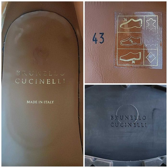 Brunello Cucinelli Leather Boots Italy Замша Черевики 43-28 см.