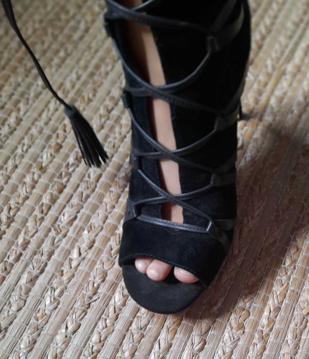 Botas sandálias em pele novas 39 vince camuto