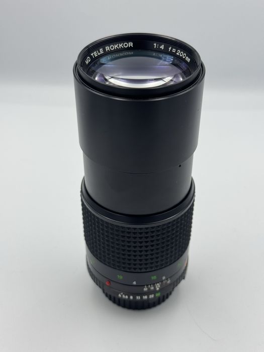 Minolta Rokkor 200 4.0 bdb stan Minolta MD