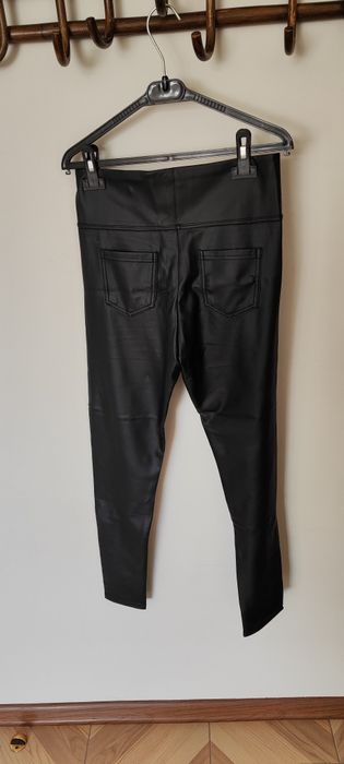 Damskie spodnie Eco skóra