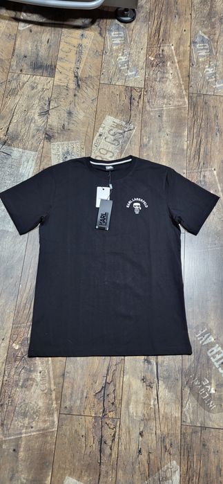 Czarna koszulka męska młodzieżowa t-shirt bawełna premium XL