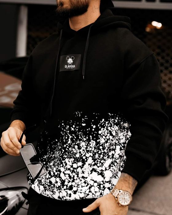 Bluza męska Olavoga Rowen czarna Uni