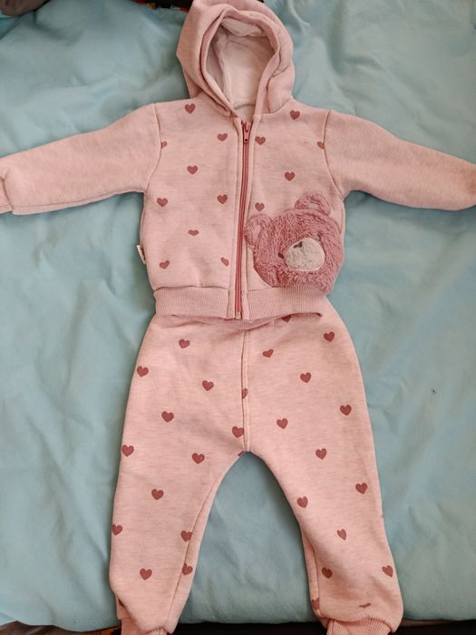 Теплий костюм для дівчинки