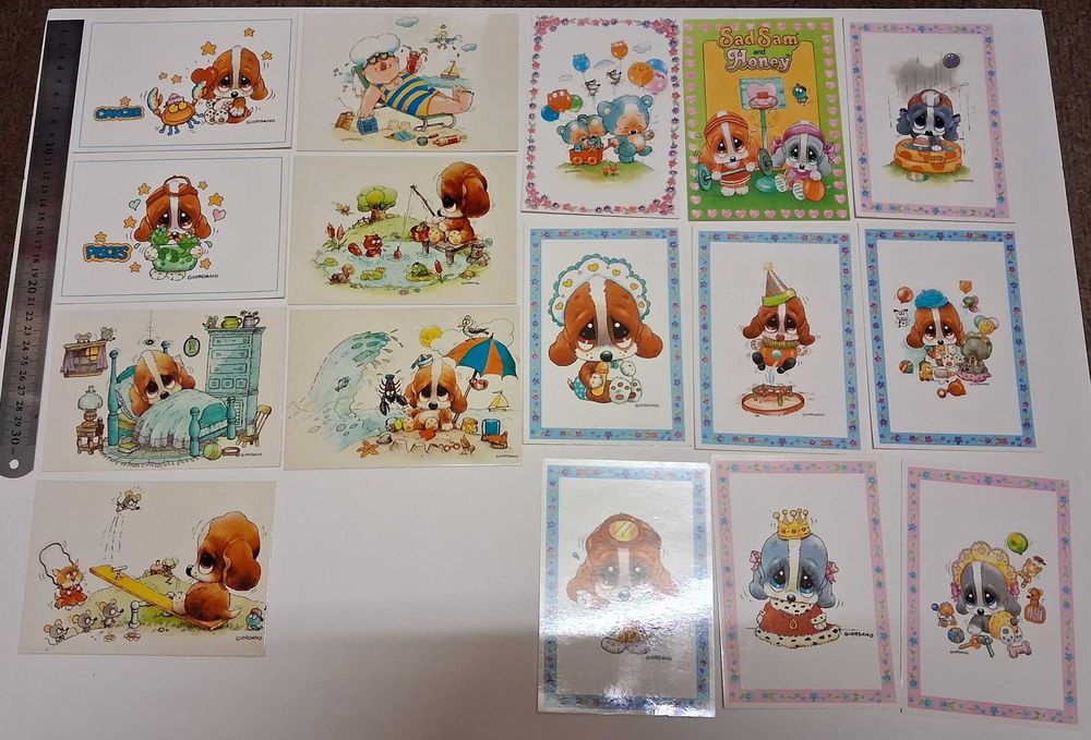 Postais ilustrados anos 80