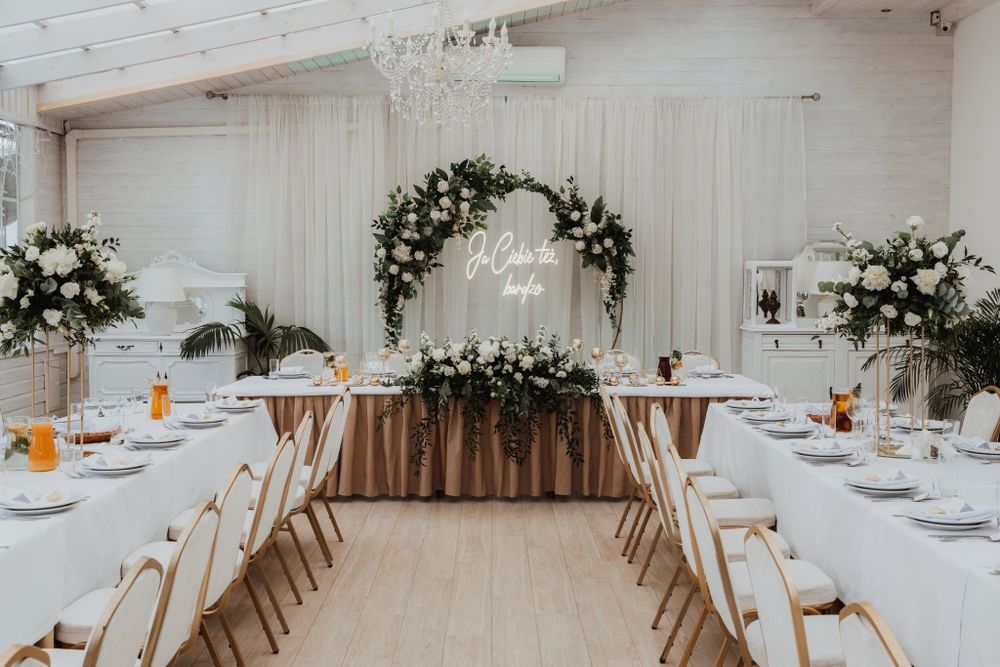 Wysyłam! Napis Led Ledon Ja Ciebie też, bardzo WYNAJEM na wesele ślub