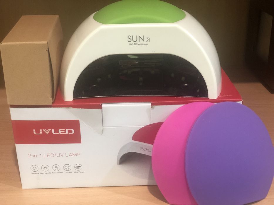 Лампа для манікюру 2 * 1 Led/ uv San 2