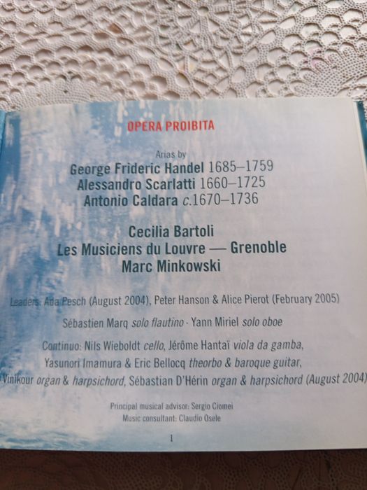 2 CD. Cecília  Bartoli