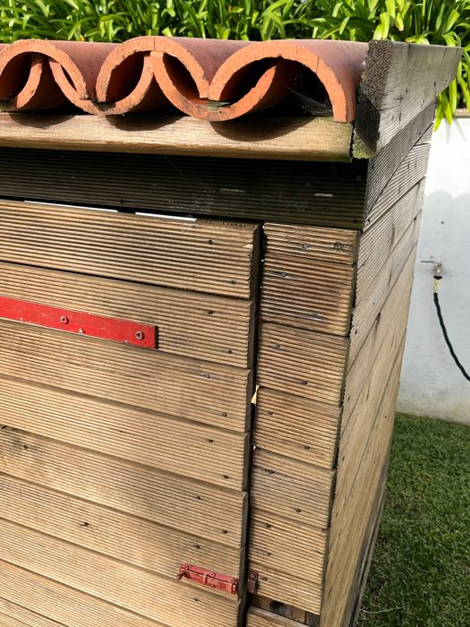 Casa de Madeira Infantil – Estrutura com Telhado