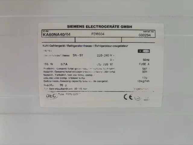 Peças de reposição para refrigeradores americanos Bosch - Siemens