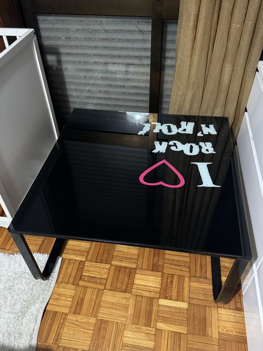 Mesa de Centro em Vidro Temperado - Excelente Estado