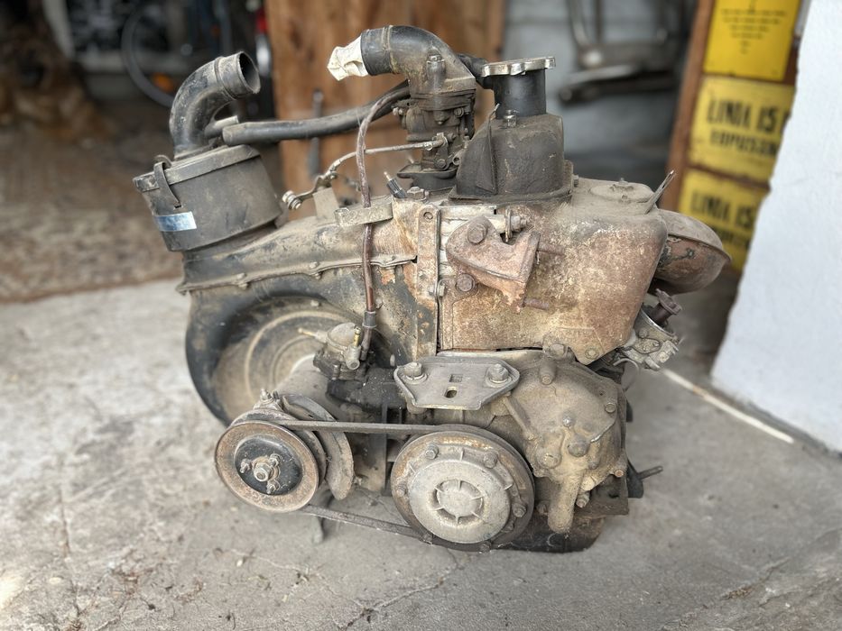 SILNIK w super stanie Polski Fiat 126p 600cm kompletny z małym przebiegiem 73-82rok. Fiat 500 licencja fiat pierwsza seria STD