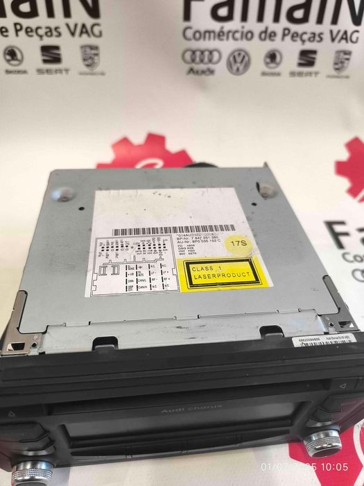 Rádio / Auto Rádio AUDI A3 1.9 TDI (77 kW / 105 cv) [05.2003 - 05.2010] 8P0035152C (OEM) | 7647251380 (OEM)