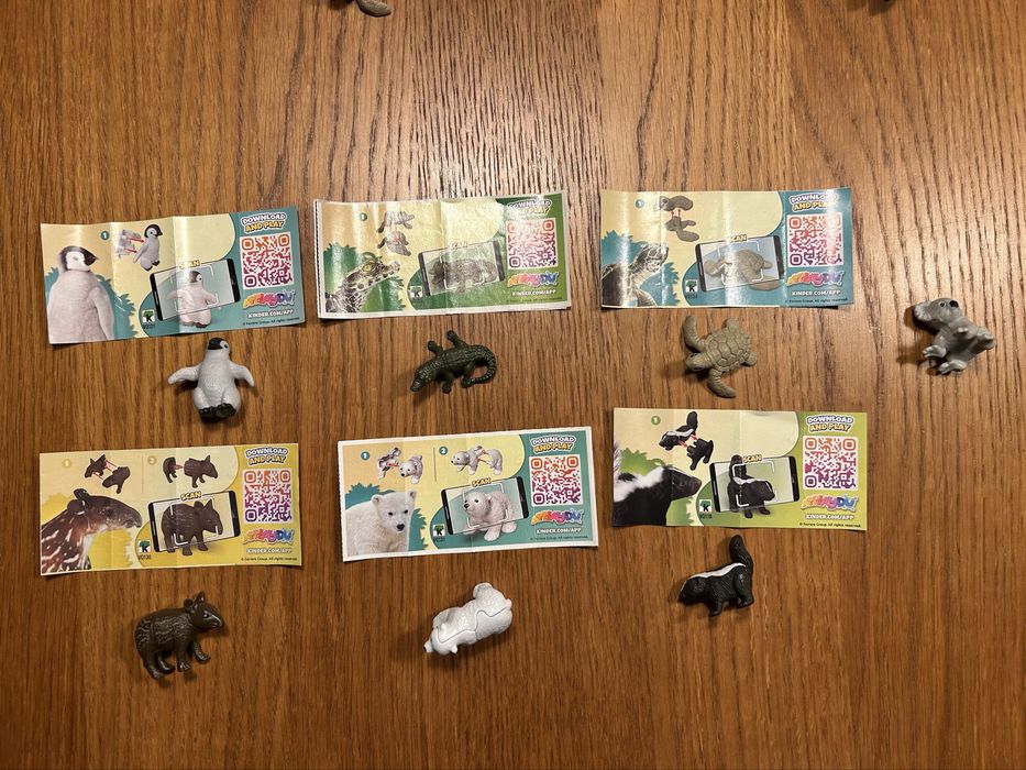 Kinder surpresa vários