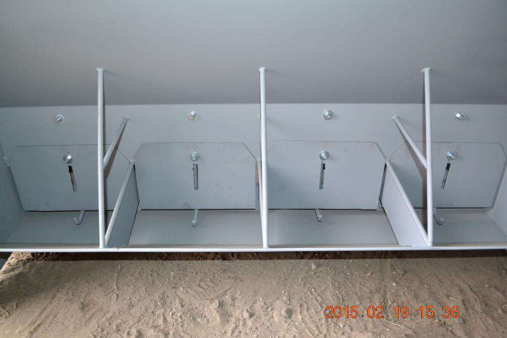 Кормушка для Свиней, 4 места (250 л, Металл 1.5 и 2 мм) Производитель!