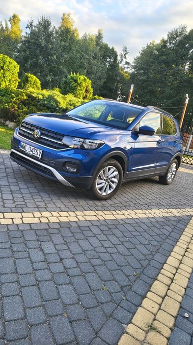 Volkswagen T-Cross Polski Salon Fabryczna Gwarancja do końca 2027 Jak Nowy