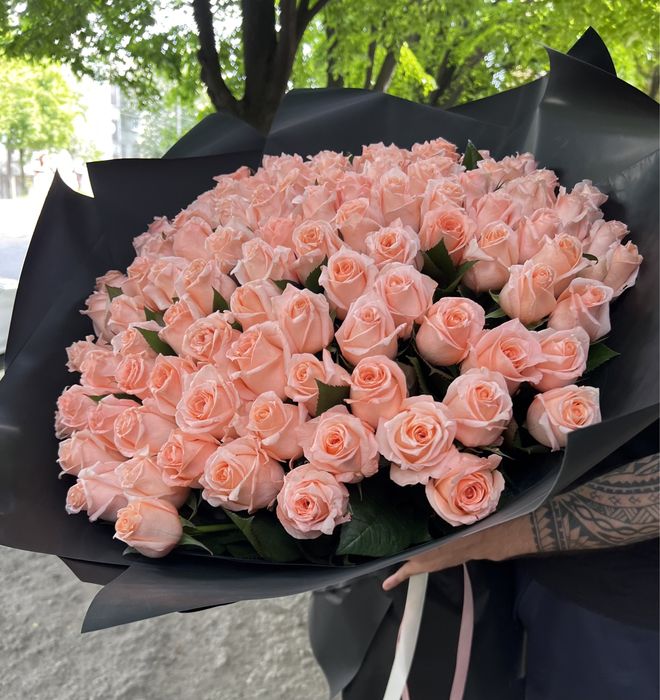 101 ніжна троянда!