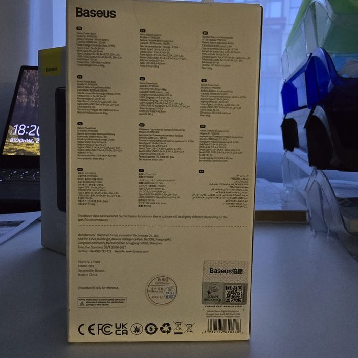 Power Bank Baseus 30000 mah 20w original